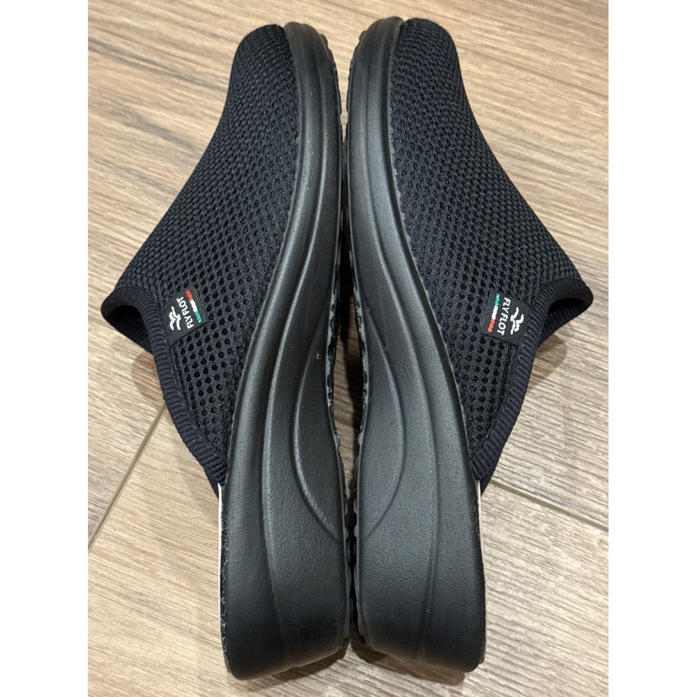 Fly Flot Clogs, Made In Italy, Anatomical, Anti-Shock, Black, Lite Weight, EUC - Picture 8 of 16